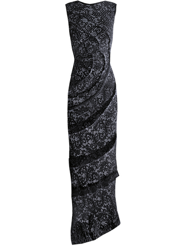 Spiral Dress Floor Length