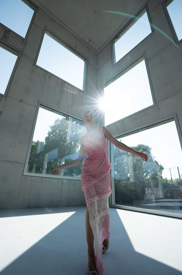 Spiral Dress Floor Length