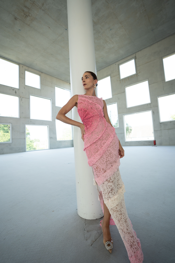 Spiral Dress Floor Length