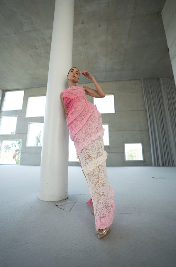 Spiral Dress Floor Length