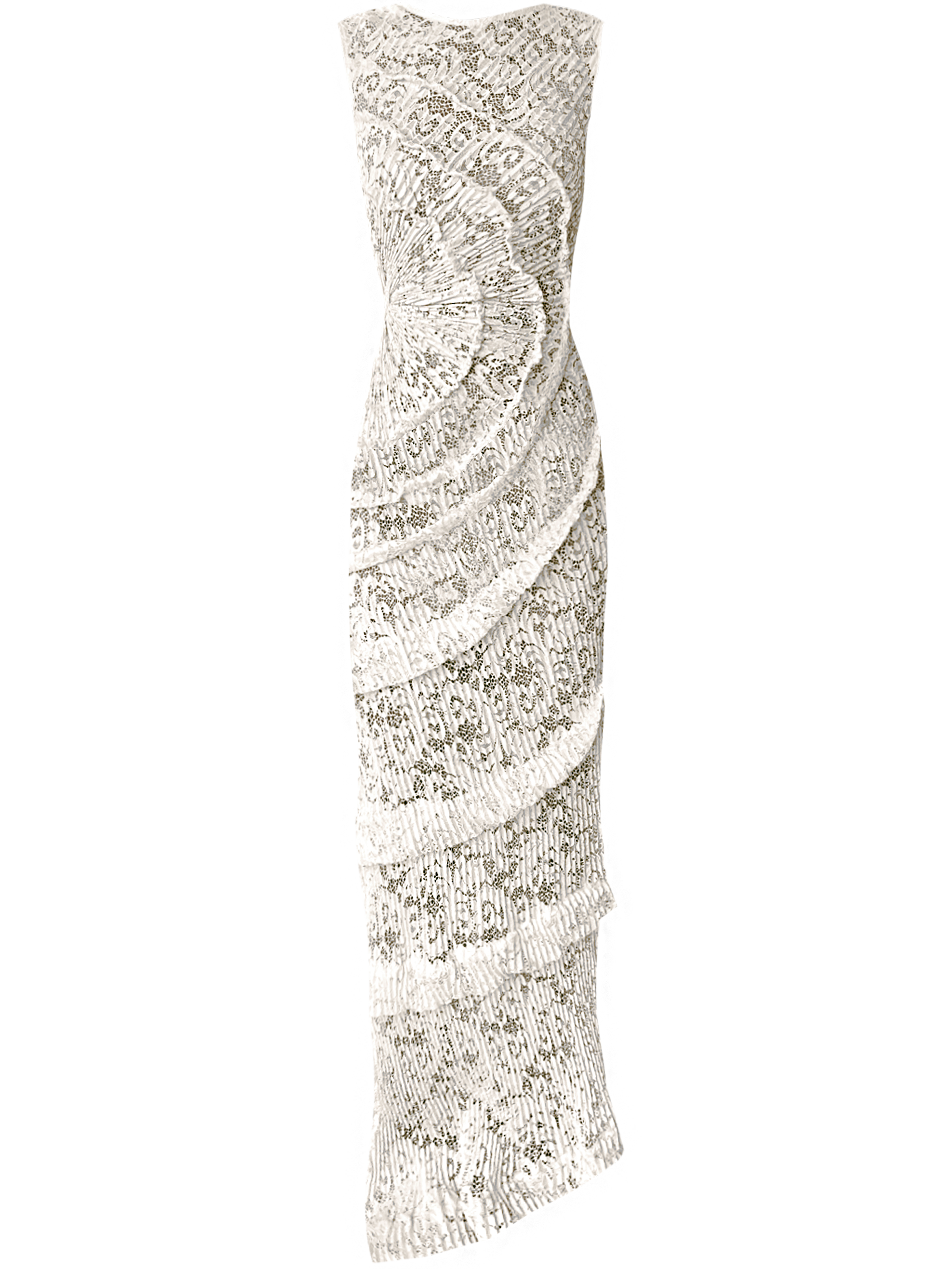 Spiral Dress Floor Length