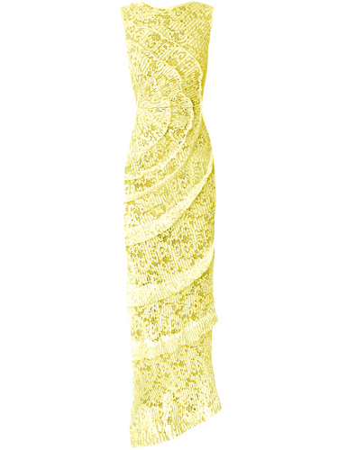 Spiral Dress Floor Length