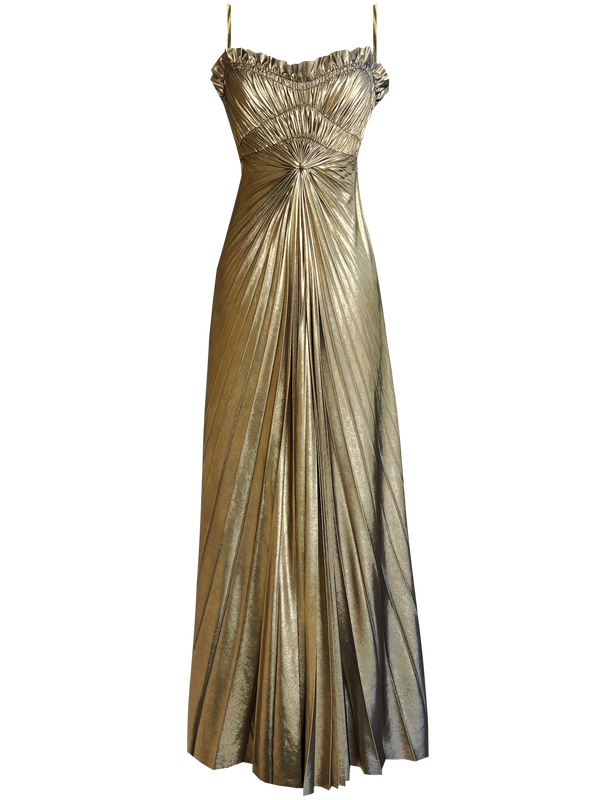 Aura Metallic Dress - SAMPLE