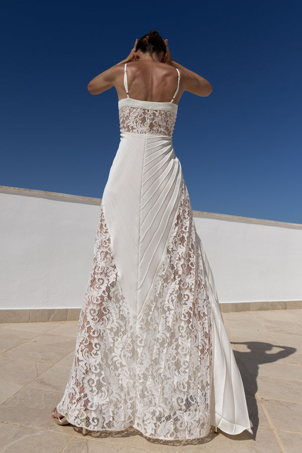 Trace Dress Floor Length