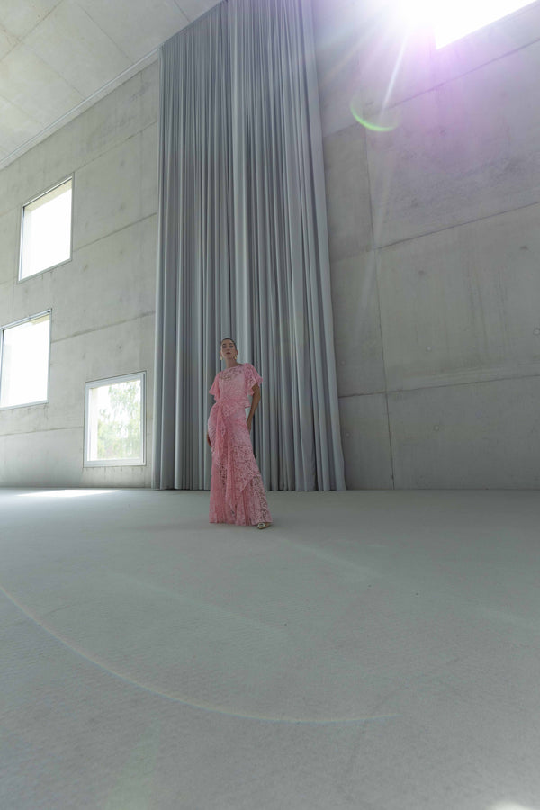 Cascade Dress Floor Length