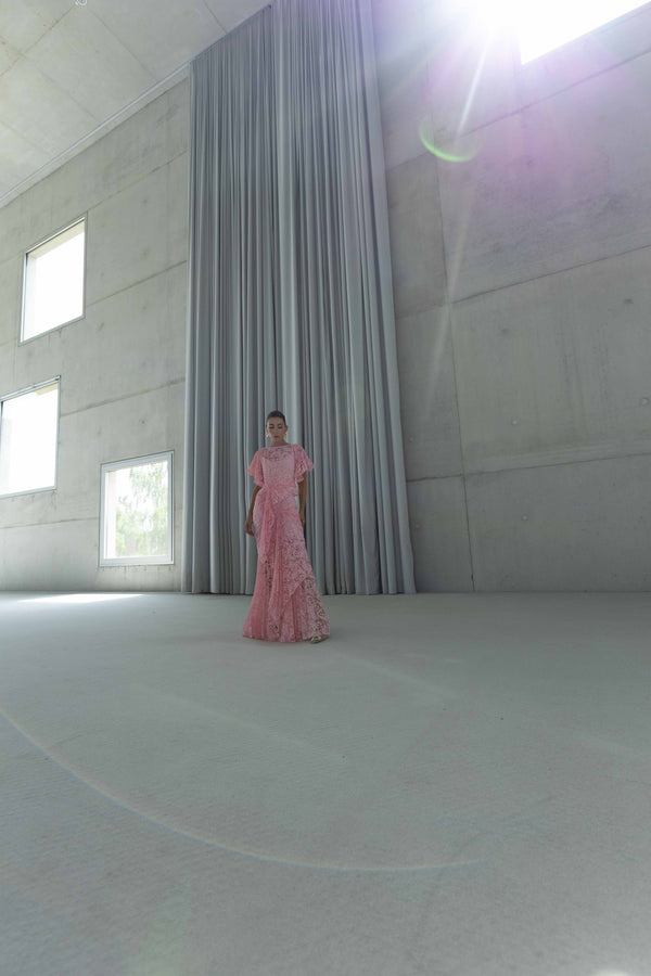 Cascade Dress Floor Length