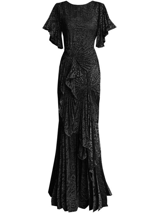 Cascade Dress Floor Length