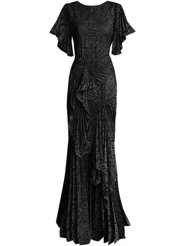 Cascade Dress Floor Length