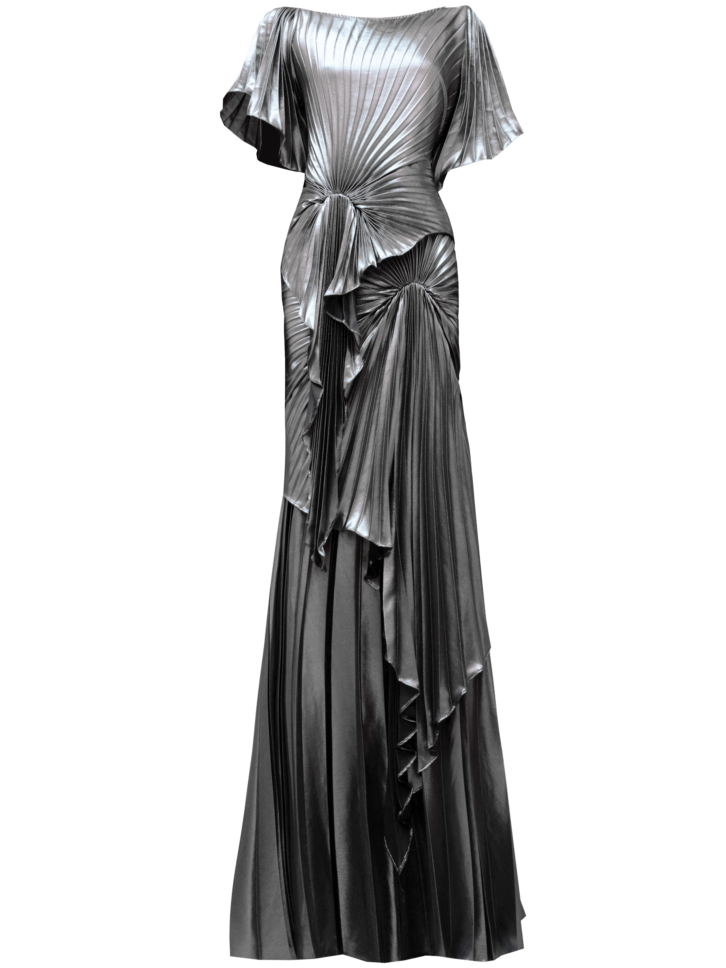 Georgia Hardinge - Shop - Chrome Dress Floor Length Metallic Georgia Hardinge - Shop - Chrome Dress Floor Length Metallic