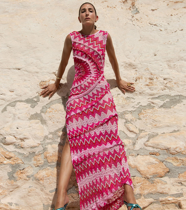 Labyrinth Dress Floor Length