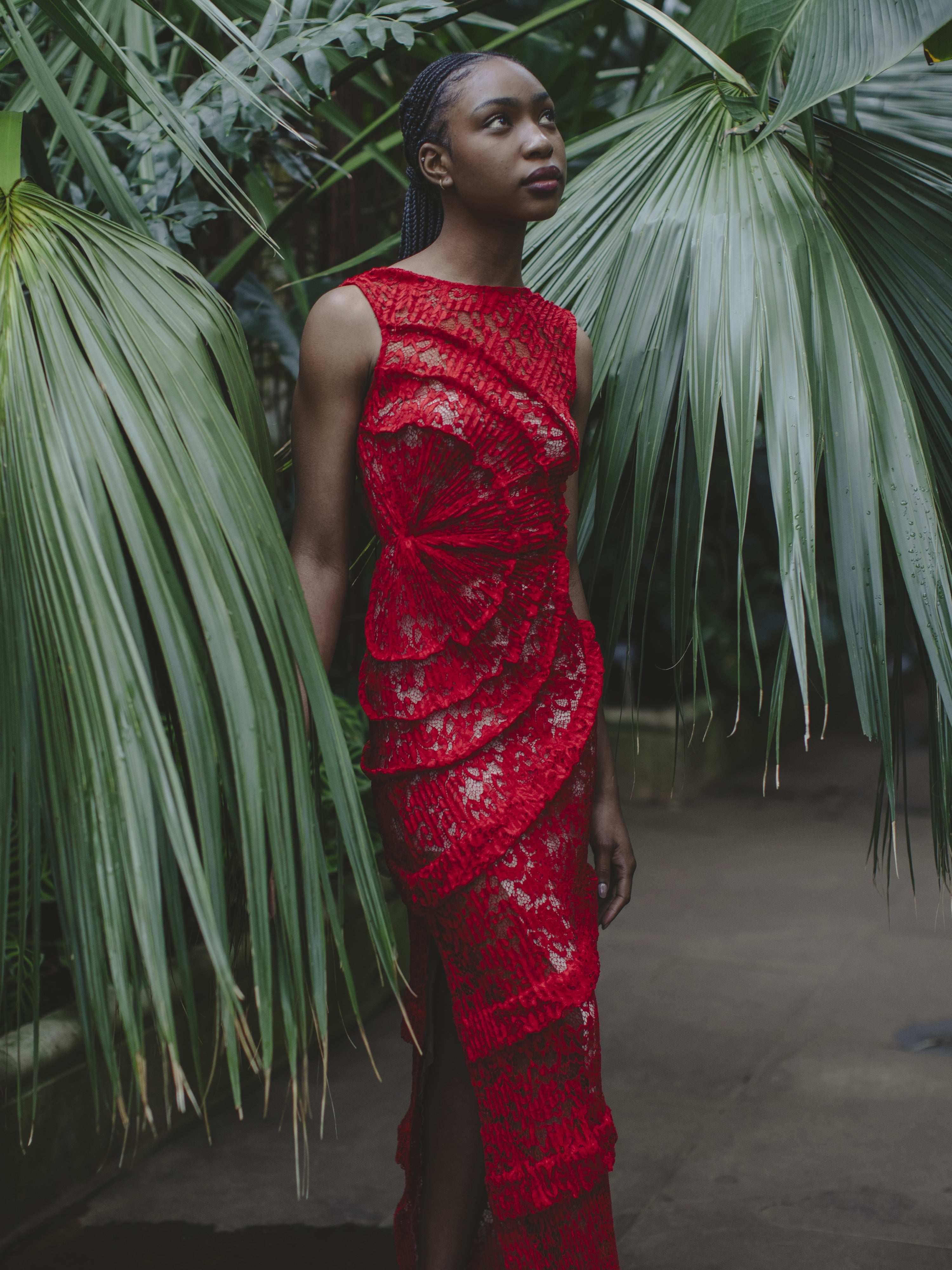 Spiral Dress Floor Length