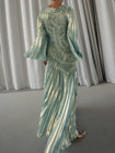Fossilite Dress Floor Length Metallic