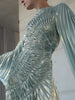 Fossilite Dress Floor Length Metallic