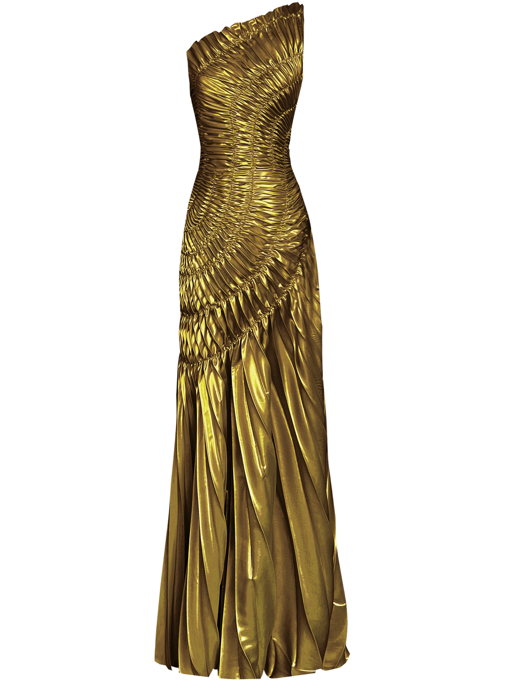 Impression Dress Floor Length Metallic