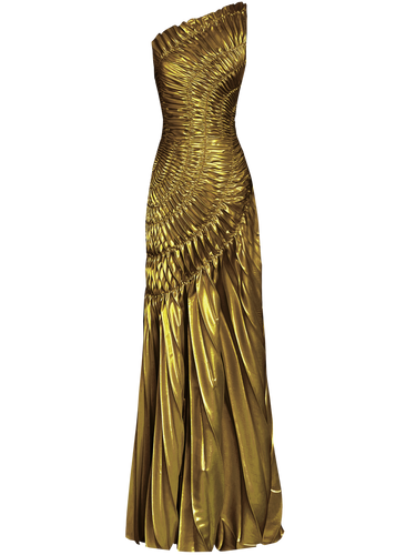 Impression Dress Floor Length Metallic