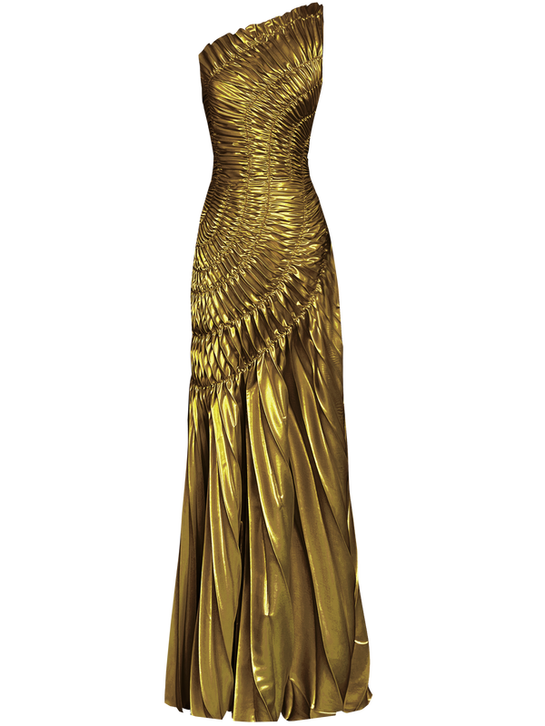 Impression Dress Floor Length Metallic