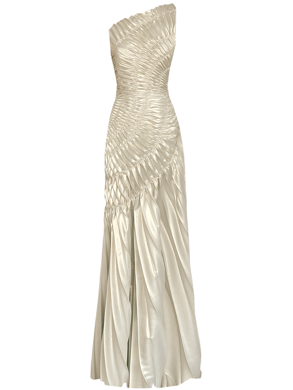 Impression Dress Floor Length Metallic