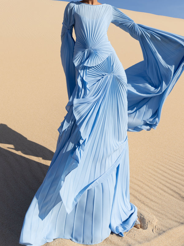 Waterfall Dress Floor Length