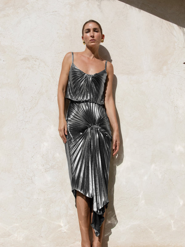Dazed Dress Metallic
