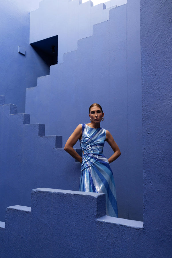 Spectrum Dress Floor Length