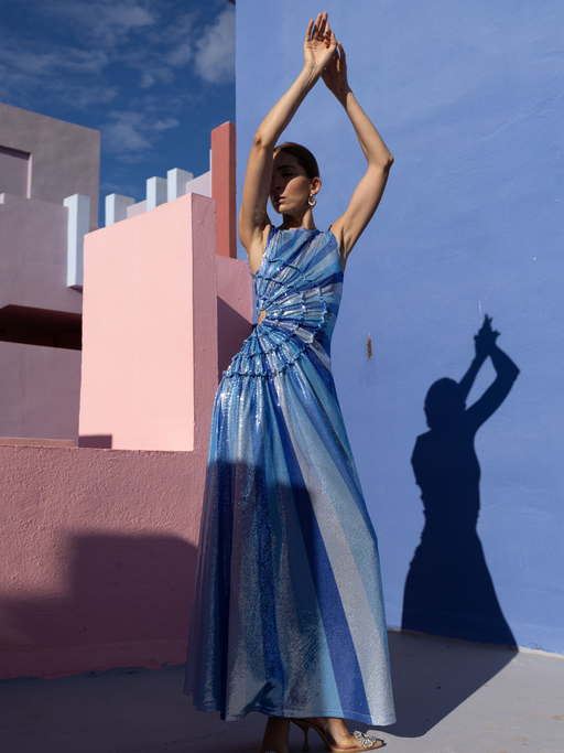 Spectrum Dress Floor Length