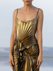 Torrent Dress Metallic