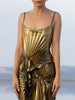 Torrent Dress Metallic