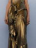 Torrent Dress Floor Length Metallic