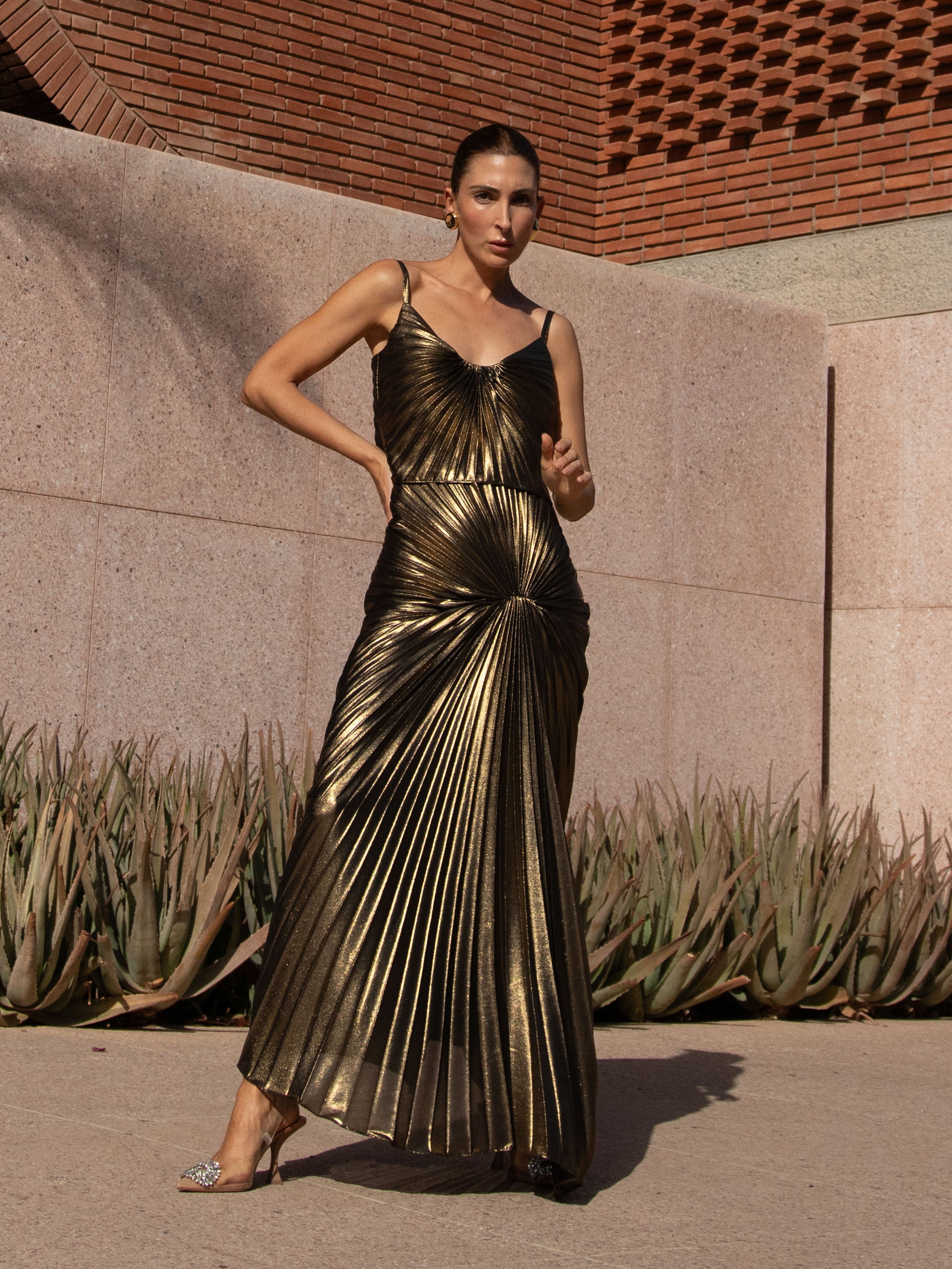 Dazed Dress Floor Length Metallic Dazed Dress Floor Length Metallic