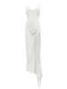 Georgia Hardinge Dazed Dress maxi floor length ivory strappy gown wedding white pleated sustainable bridal