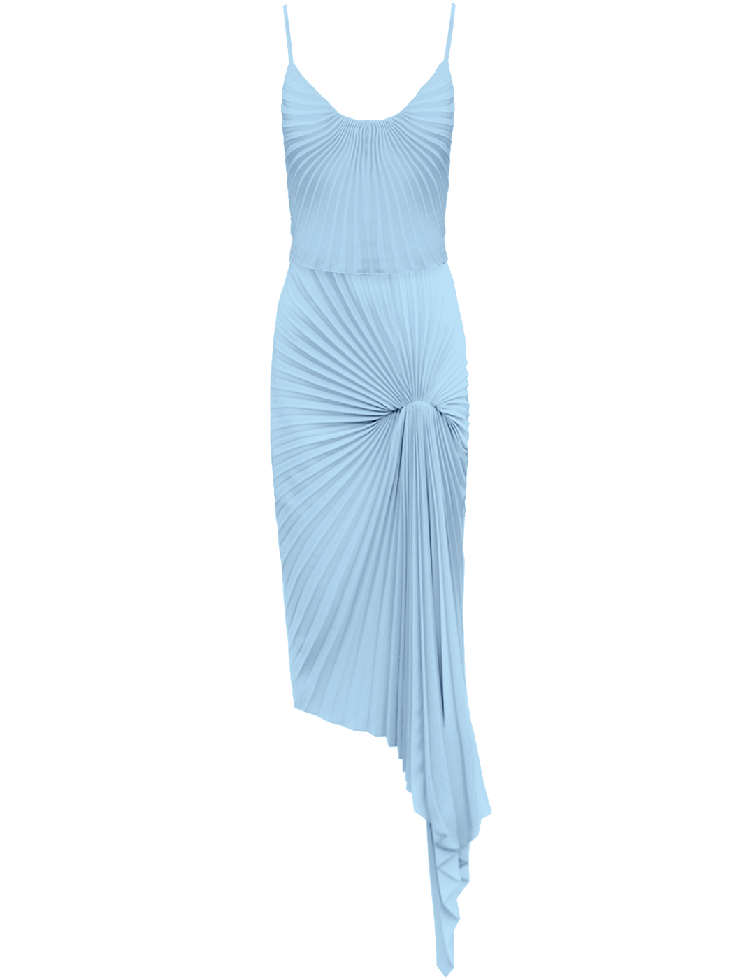 Georgia Hardinge Blue Dazed Dress bestseller cocktail pleated asymmetric strappy wedding guest occasionwear