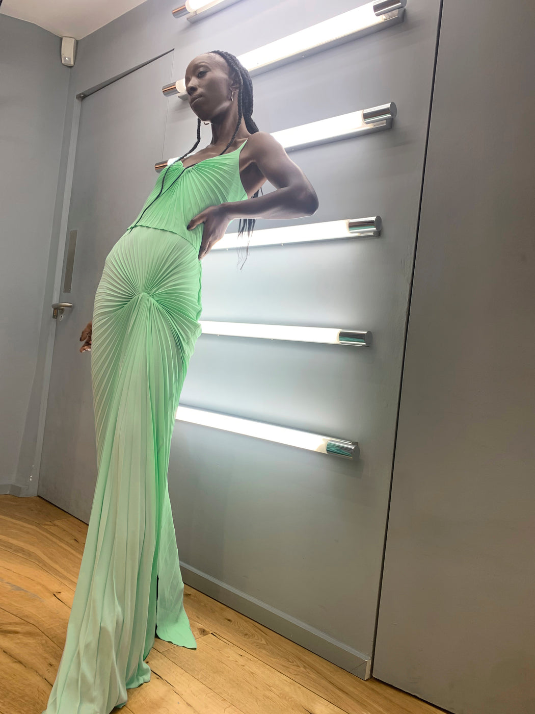 Dazed Dress Floor Length - SAMPLE
