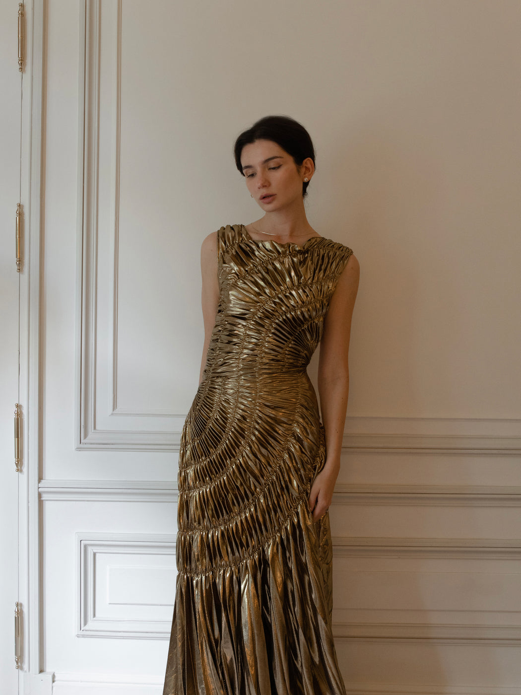 Fossil Dress - Ultra Gold - ORIGINAL SAMPLES