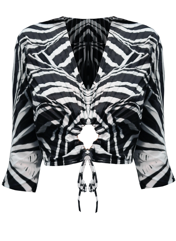 Illusion Cropped Top - SAMPLE