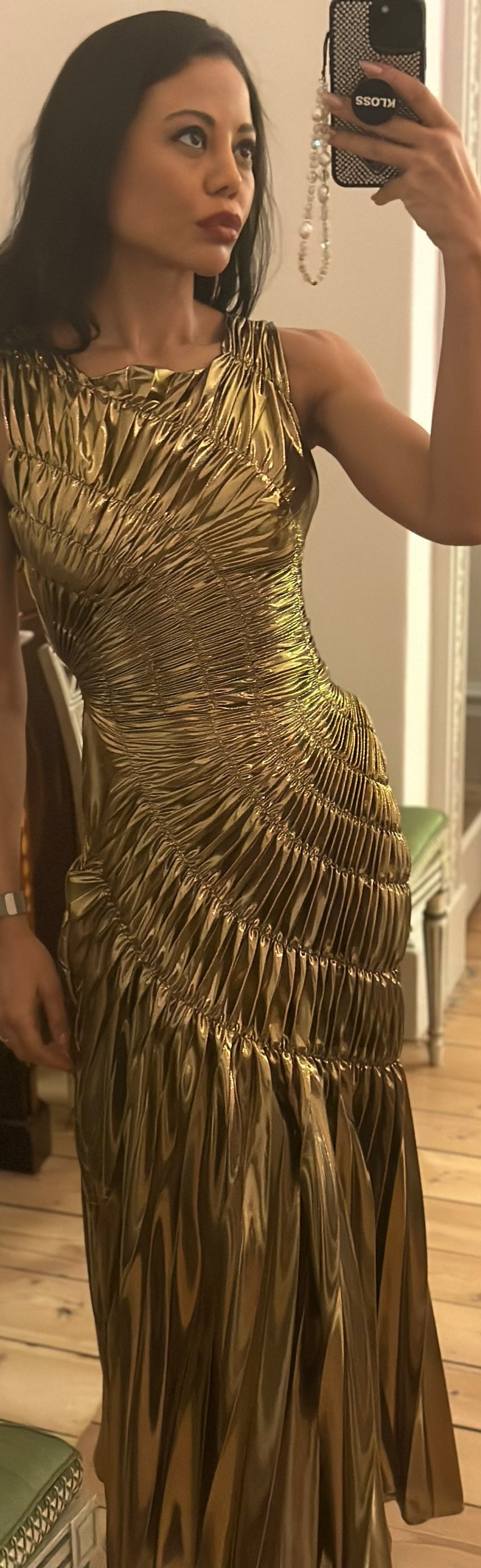 Fossil Dress - Ultra Gold - ORIGINAL SAMPLES