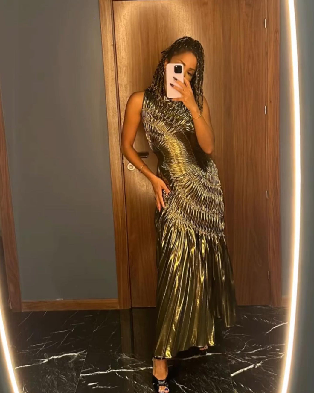Fossil Dress - Ultra Gold - ORIGINAL SAMPLES