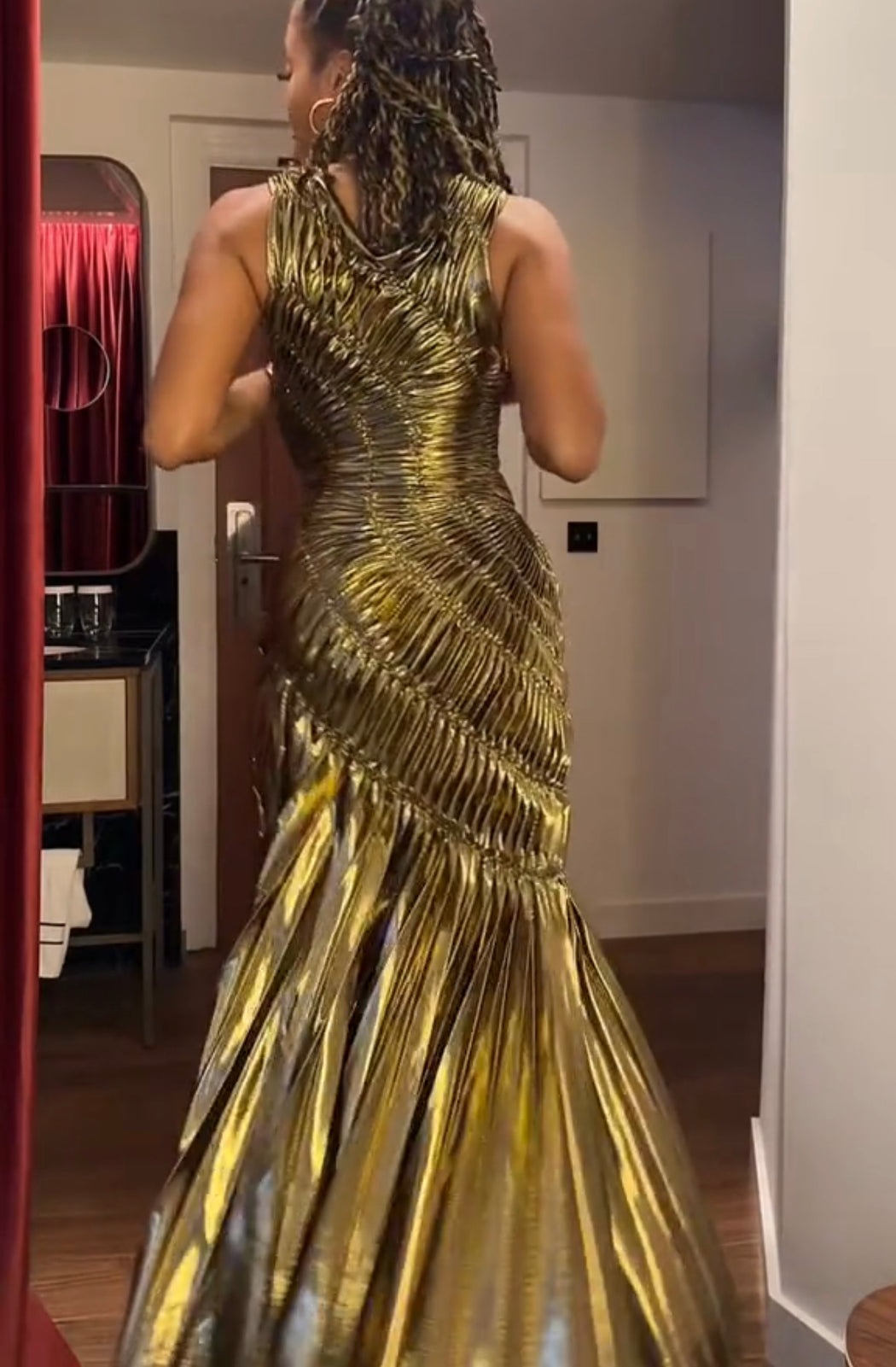 Fossil Dress - Ultra Gold - ORIGINAL SAMPLES