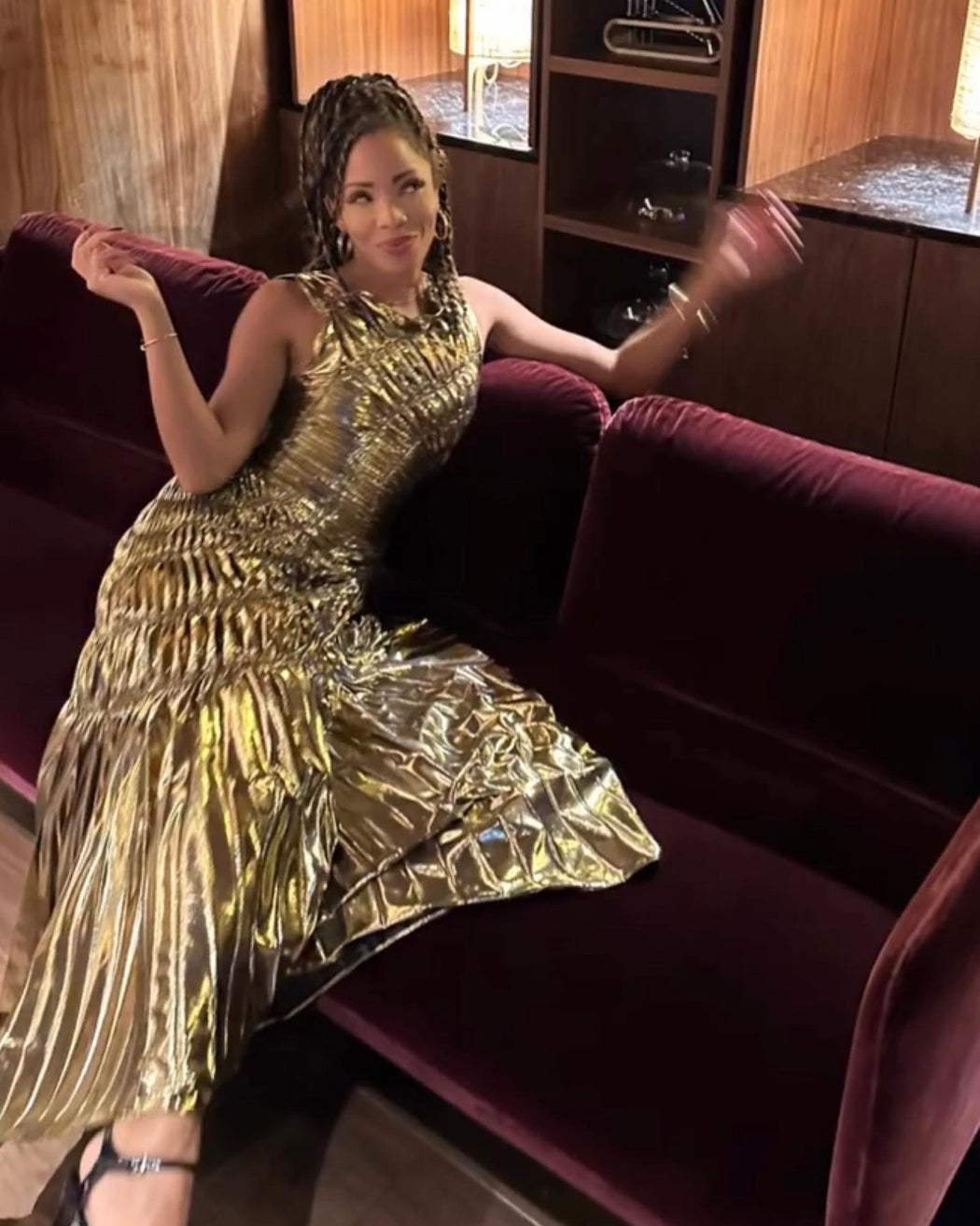 Fossil Dress - Ultra Gold - ORIGINAL SAMPLES