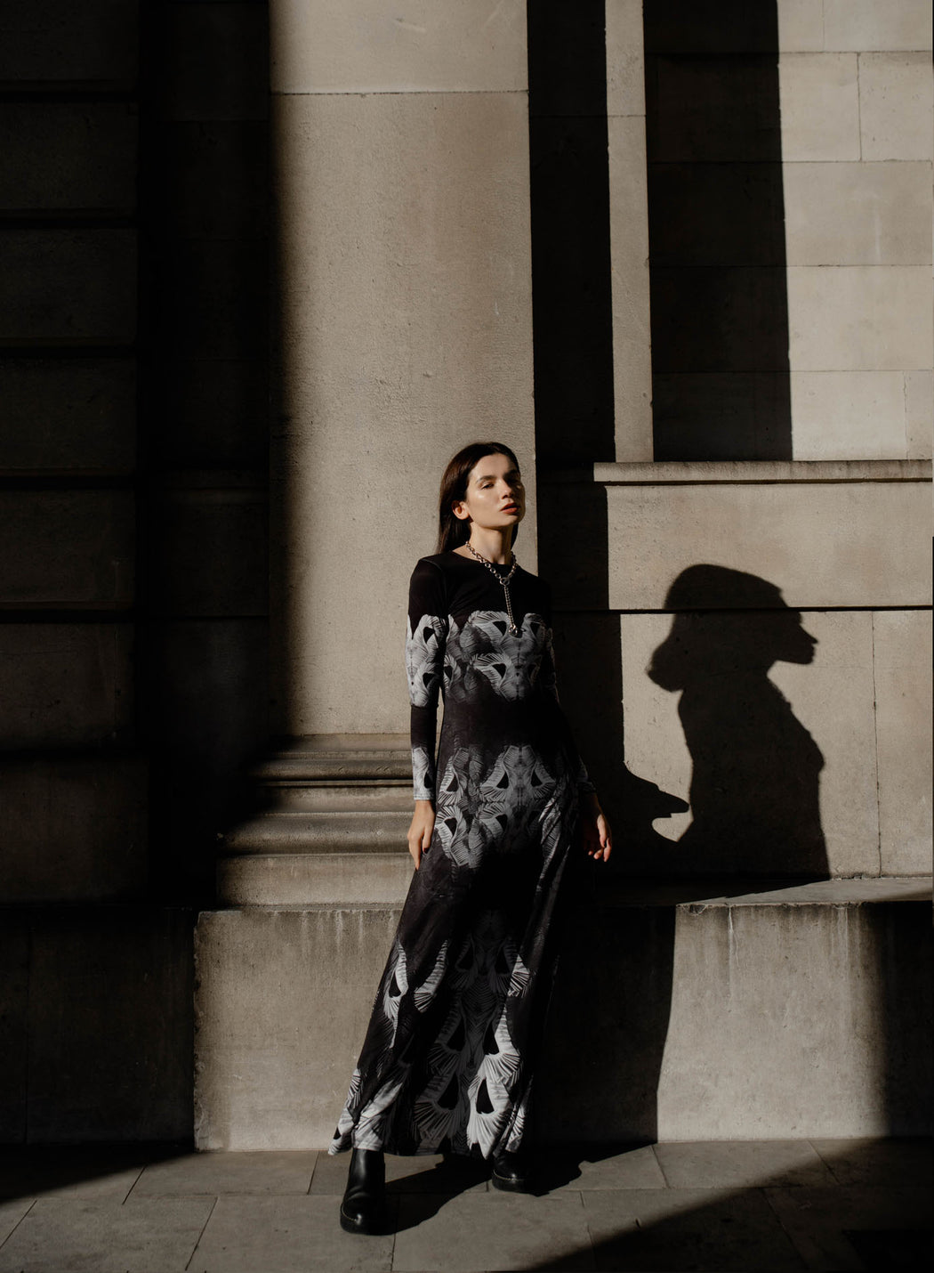 Shudder Dress Floor Length - SAMPLE