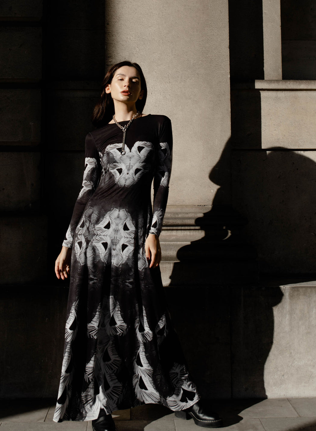 Shudder Dress Floor Length - SAMPLE
